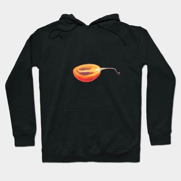 Tamarillo Exotic Fruit I Hoodie by VeraAlmeida